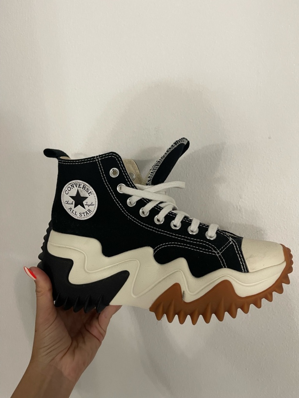 Converse Run Star Motion High Top - Black, Cream & Gum - Picture 3 of 6